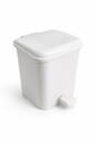 Poubelle en plastique minimaliste avec pédale