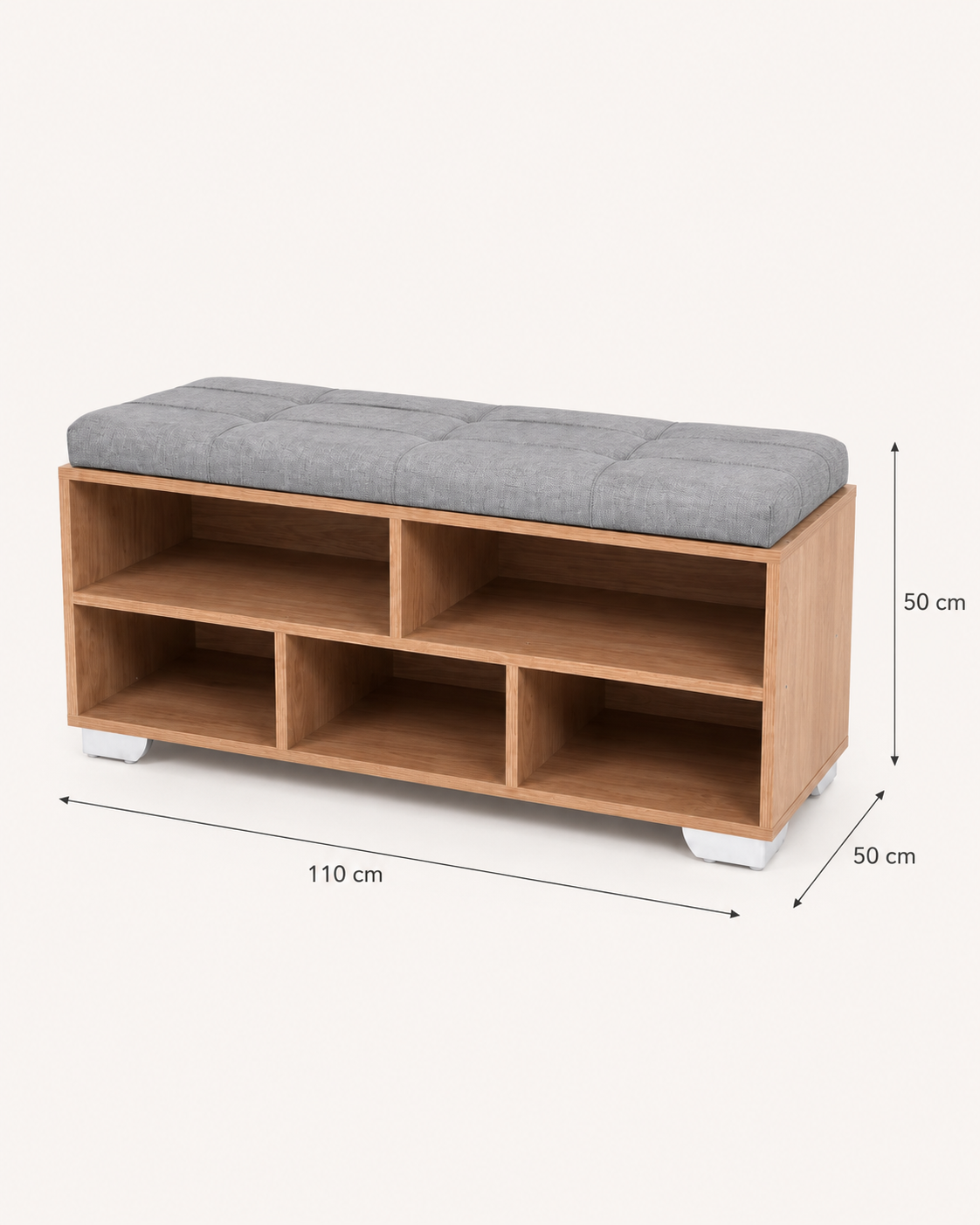 Banc Range-Chaussures Pharos 110 cm – Assise Rembourrée