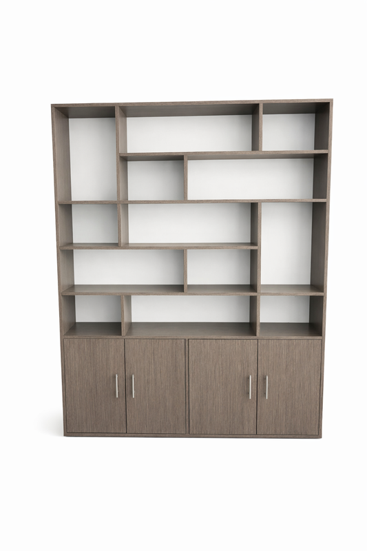 Bibliothèque Chêne Brossé 200 x 160 x 30