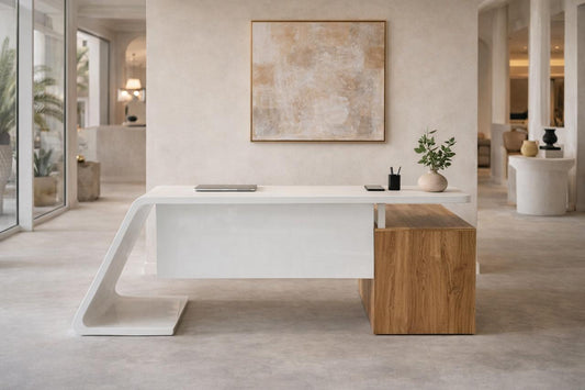 Bureau d’Accueil ARKÊN — Design Contemporain pour Espaces Professionnels Élégants