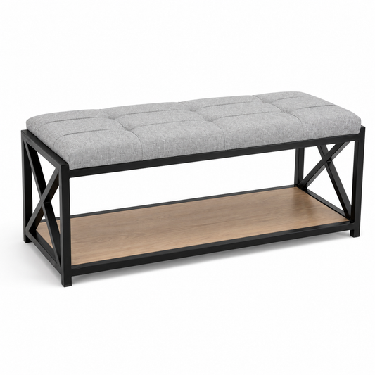 Banquette d’entrée MANAR — 110 × 40 × H47 cm
