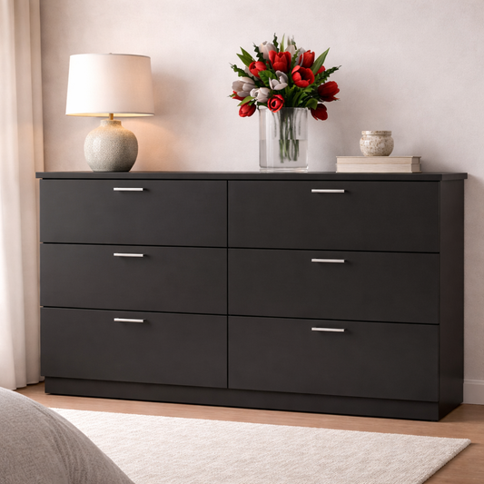 Element de Rangement 6 tiroirs Blanc