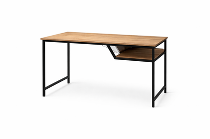 Bureau ARKÊN 150 × 75 cm — Structure métal & plateau bois robuste