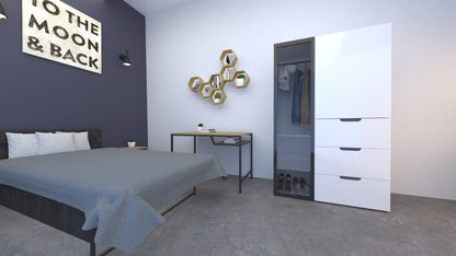 Chambre Etudiant Budget - Lit + Bureau + Table de Nuit