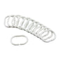 Anneaux pour rideau de douche Salwa Plast – Lot de 12