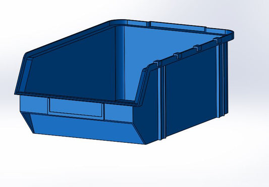 Bacs de rangement empilables Salwa Plast – Atelier, quincaillerie et garage