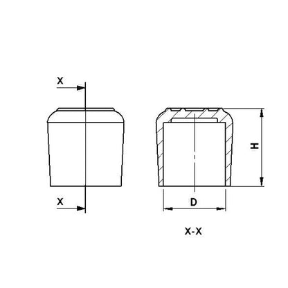 Les Embouts Extérieurs SALWA PLAST - Lot de 10