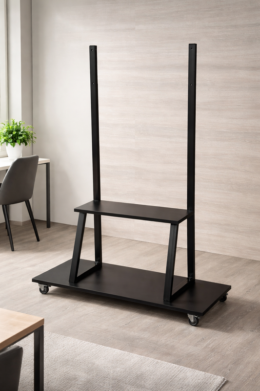 Support TV Mobile Professionnel 32’’ à 86’’ – Sur 4 Roues